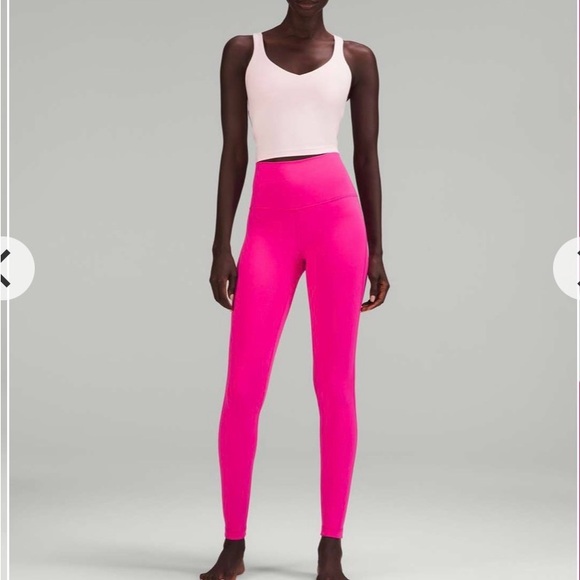 Lululemon High Rise Sonic Pink Aligns - Picture 8 of 8